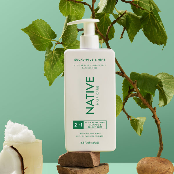 Native Scalp Refreshing 2-in-1 Shampoo Conditioner | Eucalyptus & Mint