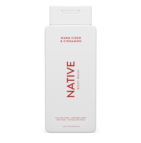 Native Natural Body Wash, Coconut and Vanilla, Sulfate Free, Paraben Free -  532 ml